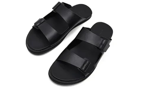 صندل مردانه چرم طبیعی مناسب پیاده روی و استفاده طولانی
